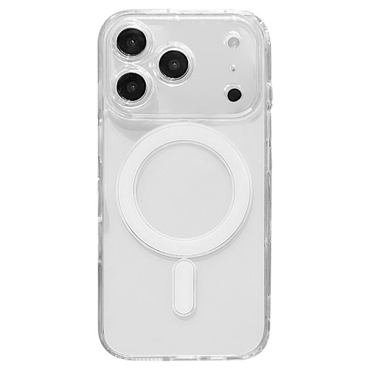 For iPhone 18 Pro Fine Hole MagSafe Magnetic Clear Acrylic TPU Case(Transparent)