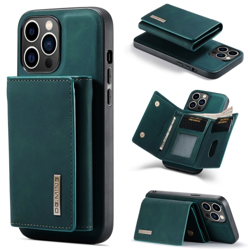 

For iPhone 15 Pro Max DG.MING M1 Series 3-Fold Multi Card Wallet Leather Phone Case(Green)