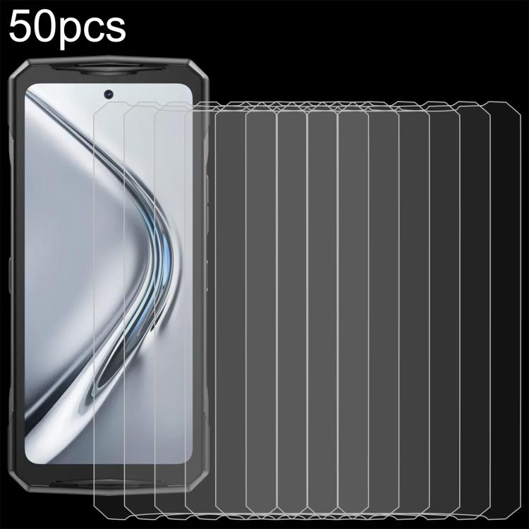 

For DOOGEE N60 Pro 50pcs 0.26mm 9H 2.5D Tempered Glass Film