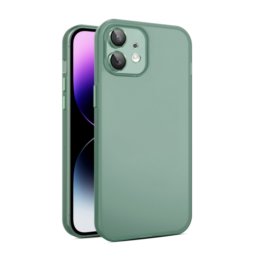 For iPhone 11 Eagle Eye CD Texture Lens Skin Feel Matte Phone Case(Dark Green) 20mp 10k ip camera 20x zoom outdoor five lens three screens auto tracking audio ptz wifi camera security protection cctv camera