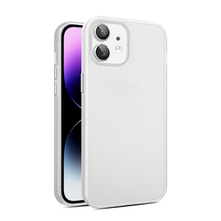 

For iPhone 12 Eagle Eye CD Texture Lens Skin Feel Matte Phone Case(Matte White)