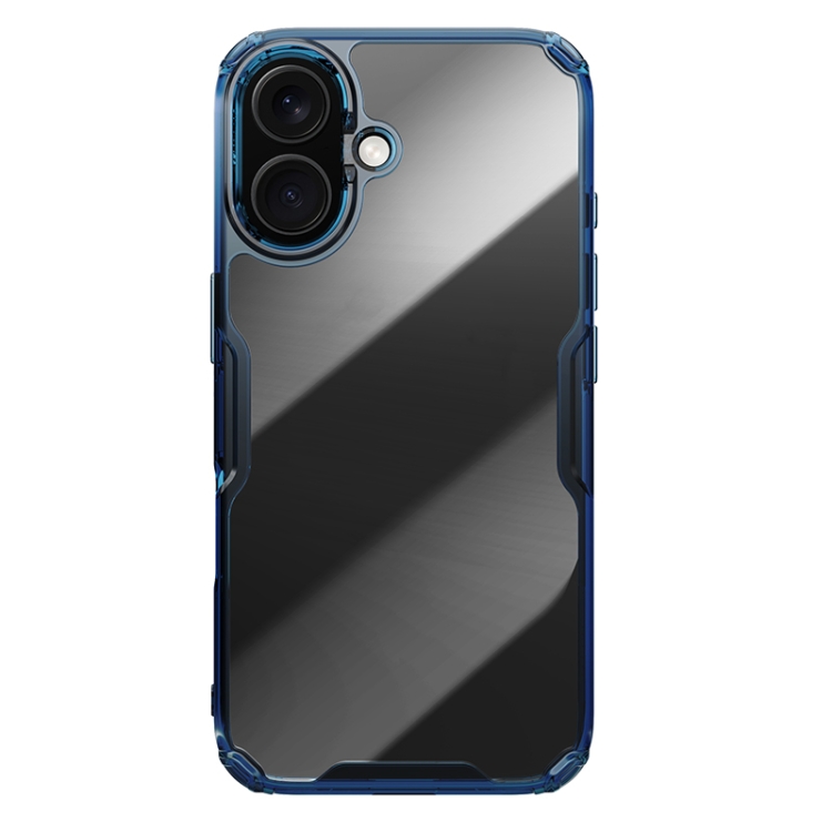 

For iPhone 16 Plus NILLKIN Ultra Clear PC + TPU Phone Case(Blue)