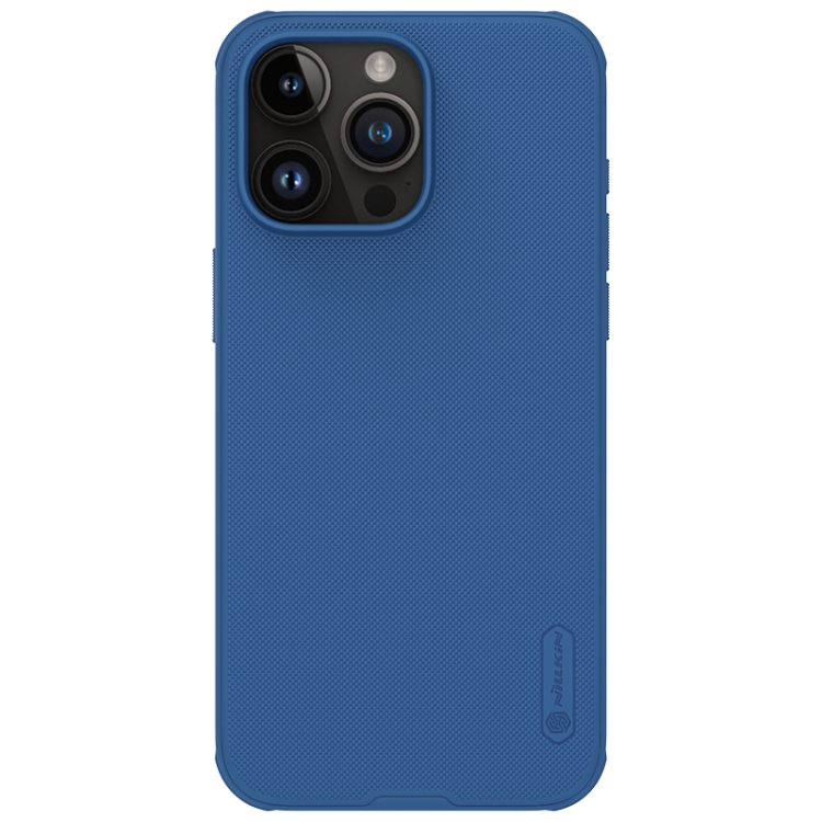 

For iPhone 15 Pro Max NILLKIN Frosted Shield Pro PC + TPU Phone Case(Blue)
