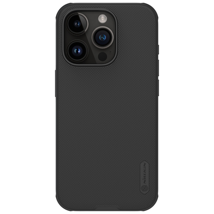 

For iPhone 15 Pro NILLKIN Frosted Shield Pro PC + TPU Phone Case(Black)