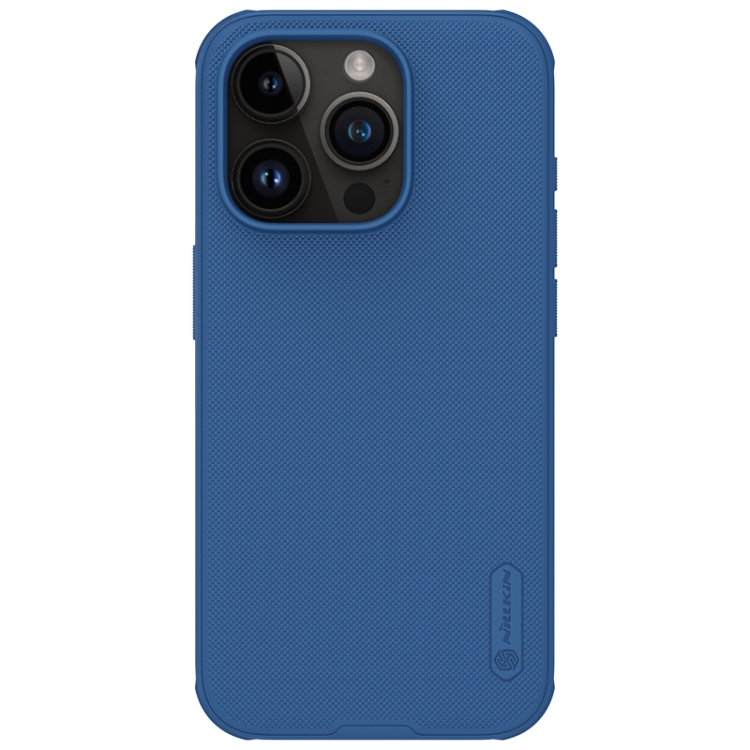 

For iPhone 15 Pro NILLKIN Frosted Shield Pro PC + TPU Phone Case(Blue)