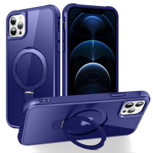 

For iPhone 13 Pro Max / 12 Pro Max MagSafe Magnetic Holder Phone Case(Klein Blue)