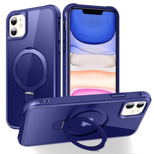 

For iPhone 11 MagSafe Magnetic Holder Phone Case(Klein Blue)