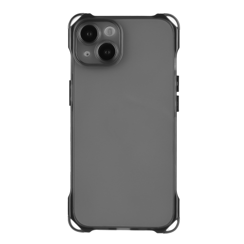 

For iPhone 15 Four-corner Shockproof TPU Phone Case(Black)