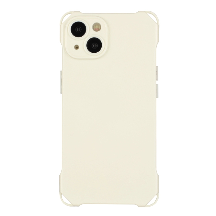 

For iPhone 15 Four-corner Shockproof TPU Phone Case(White)