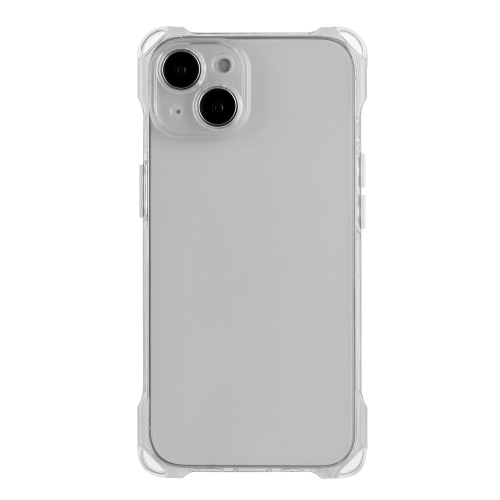 

For iPhone 14 Four-corner Shockproof TPU Phone Case(Transparent)