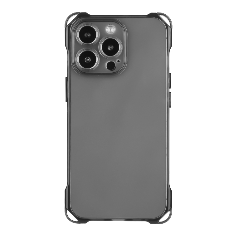 

For iPhone 14 Pro Max Four-corner Shockproof TPU Phone Case(Black)