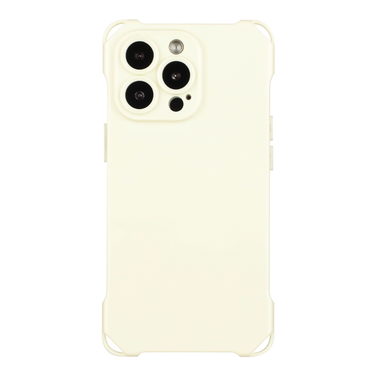 

For iPhone 13 Pro Max Four-corner Shockproof TPU Phone Case(White)