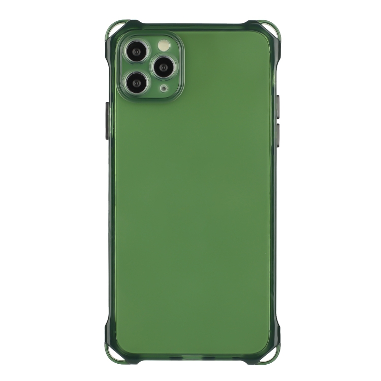 

For iPhone 11 Pro Max Four-corner Shockproof TPU Phone Case(Green)