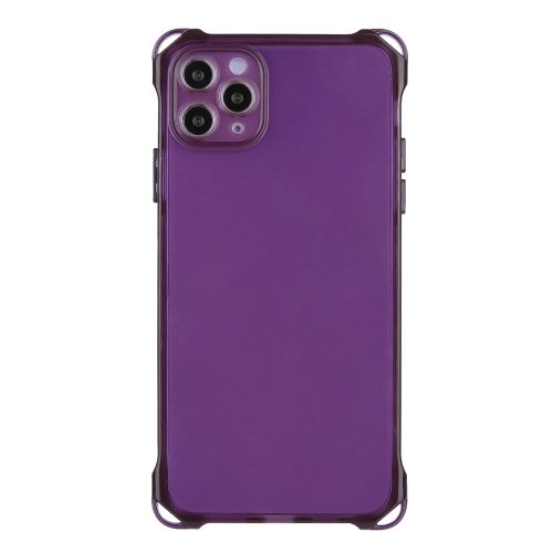 

For iPhone 11 Pro Max Four-corner Shockproof TPU Phone Case(Purple)