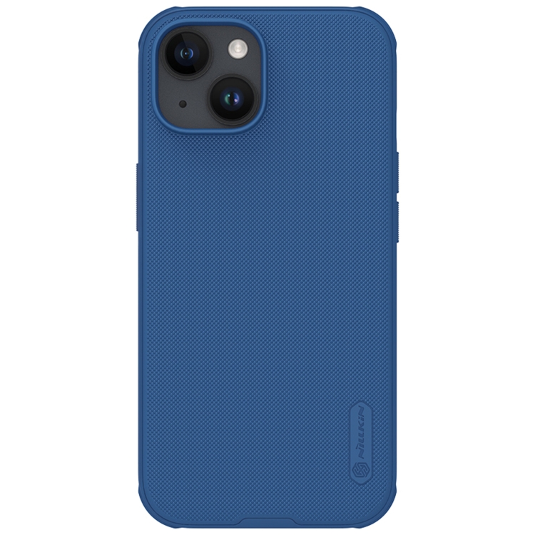 

For iPhone 15 NILLKIN Frosted Shield Pro PC + TPU Phone Case(Blue)