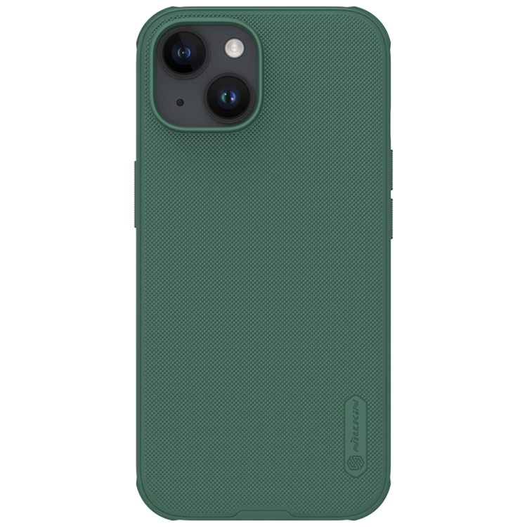 

For iPhone 15 NILLKIN Frosted Shield Pro PC + TPU Phone Case(Green)