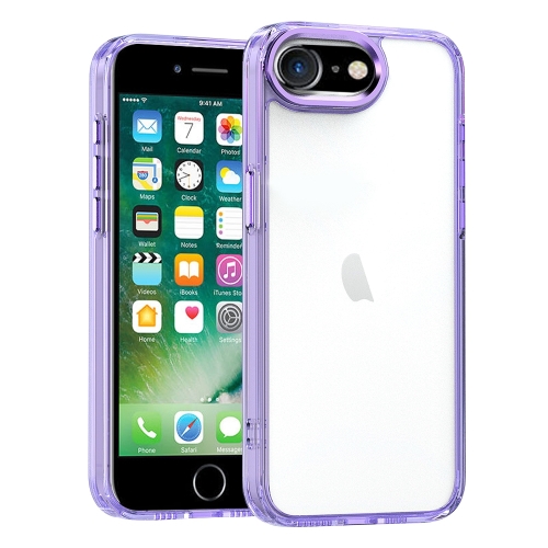 

For iPhone SE 2022 / SE 2020 High Translucency Acrylic Phone Case(Purple)