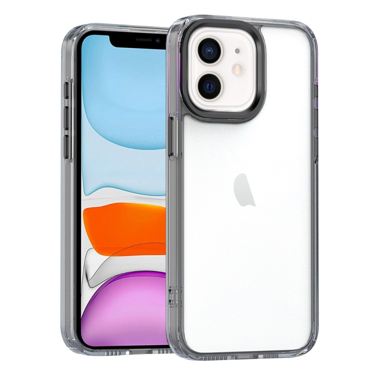 

For iPhone 11 High Translucency Acrylic Phone Case(Black)