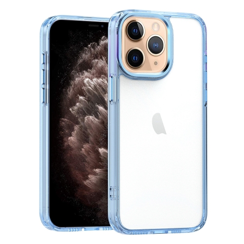 

For iPhone 11 Pro Max High Translucency Acrylic Phone Case(Blue)