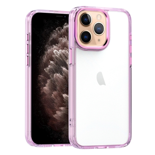 

For iPhone 11 Pro Max High Translucency Acrylic Phone Case(Pink)