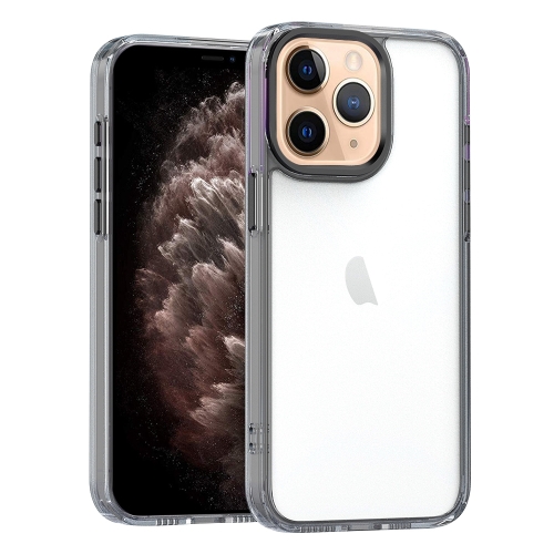 

For iPhone 11 Pro Max High Translucency Acrylic Phone Case(Black)