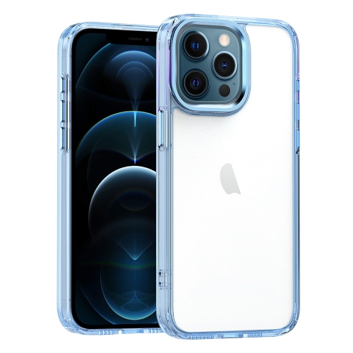

For iPhone 12 Pro Max High Translucency Acrylic Phone Case(Blue)