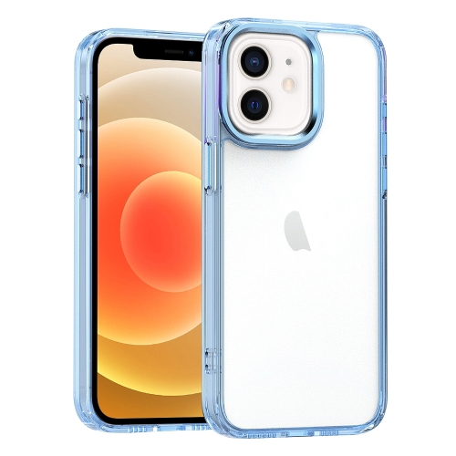 

For iPhone 12 / 12 Pro High Translucency Acrylic Phone Case(Blue)