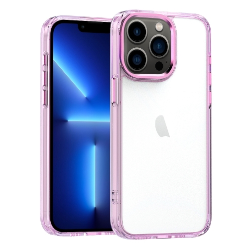 

For iPhone 13 Pro High Translucency Acrylic Phone Case(Pink)
