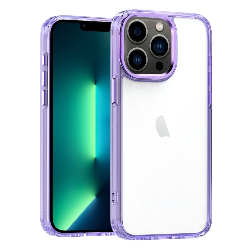 

For iPhone 13 Pro Max High Translucency Acrylic Phone Case(Purple)