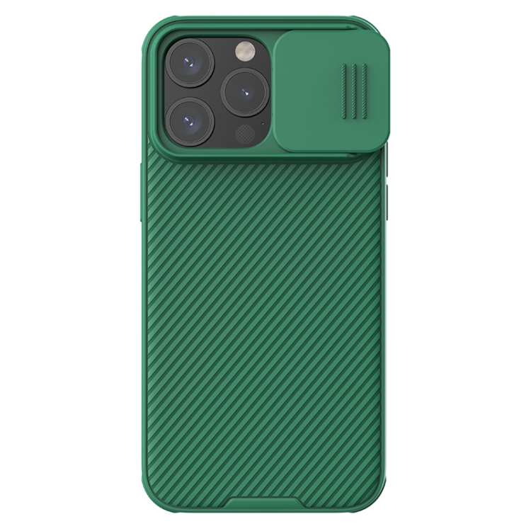 

For iPhone 15 Pro NILLKIN CamShield Pro Magnetic Magsafe Phone Case(Green)