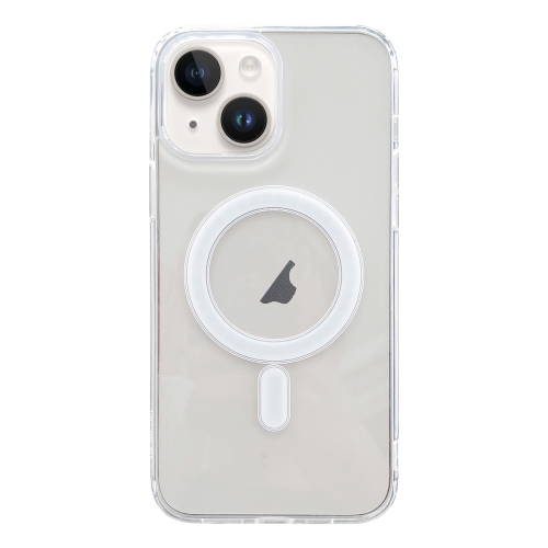 

For iPhone 15 Plus MagSafe Magnetic Clear Acrylic TPU Phone Case(Transparent)