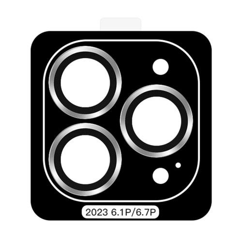 

For iPhone 15 Pro TOTU PG-1 Golden Shield Series Metal Frame Lens Protector(Sliver)