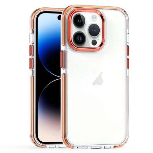 Funda Transparente Borde Color Magsafe para iPhone 14 Plus 6-Colores