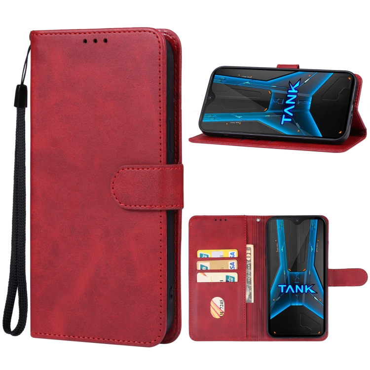 

For Unihertz 8849 Tank Mini 1 Leather Phone Case(Red)
