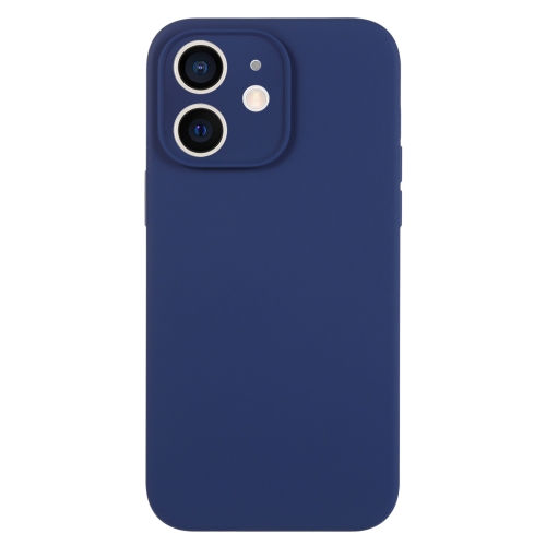 

For iPhone 11 Pure Color Liquid Silicone Fine Pore Phone Case(Royal Blue)