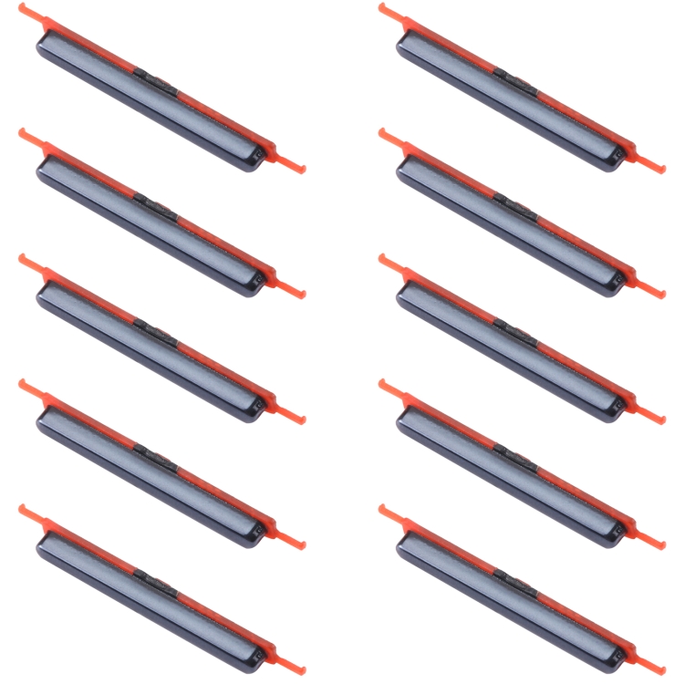 

For Samsung Galaxy M22 SM-M225 10pcs Volume Control Button(Black)