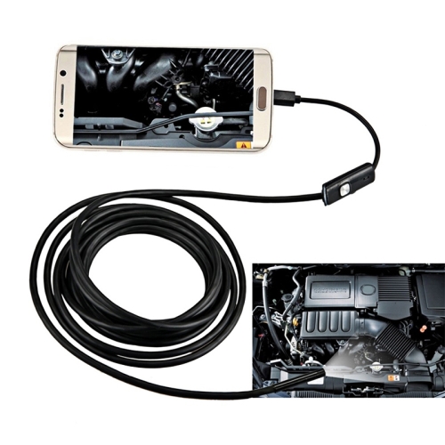 Endoscope Usb 5m 3 en 1 Endoscope 5.5mm Ultra Mince Étanche Inspection  Serpent Caméra Micro Usb Et Type C Pour Otg Android, Pc