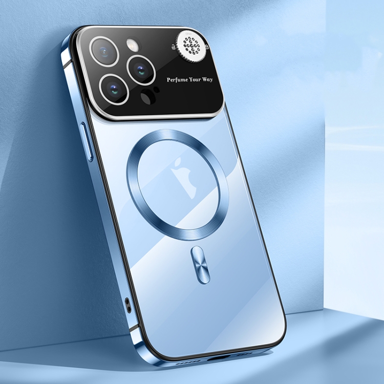 

For iPhone 14 Pro Aromatherapy MagSafe Magnetic Phone Case(Sierra Blue)
