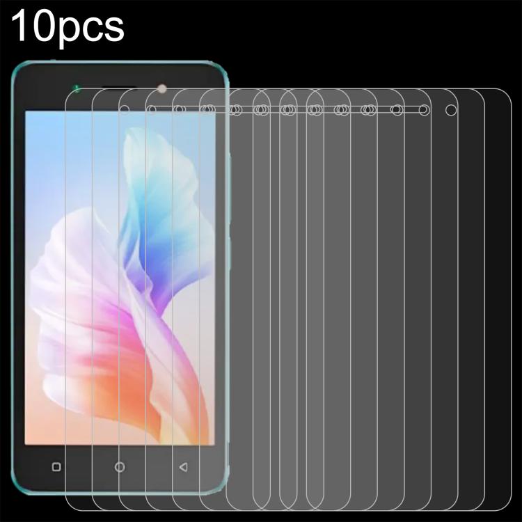 

For itel A24 Pro 10pcs 0.26mm 9H 2.5D Tempered Glass Film