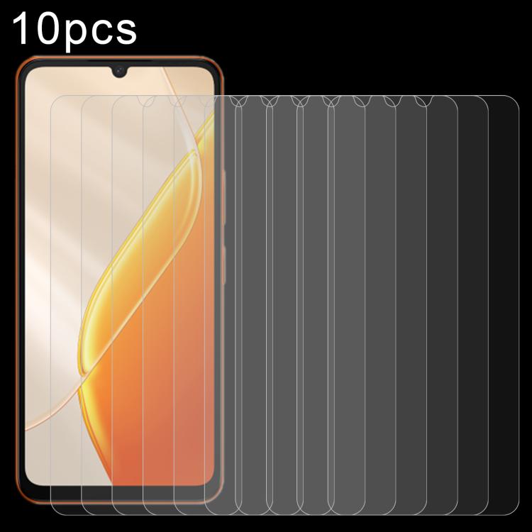 

For itel A200 4G 10pcs 0.26mm 9H 2.5D Tempered Glass Film