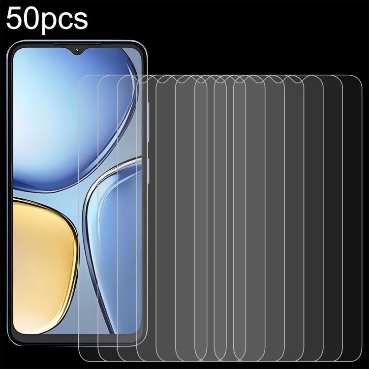 

For itel Zeno 20 50pcs 0.26mm 9H 2.5D Tempered Glass Film