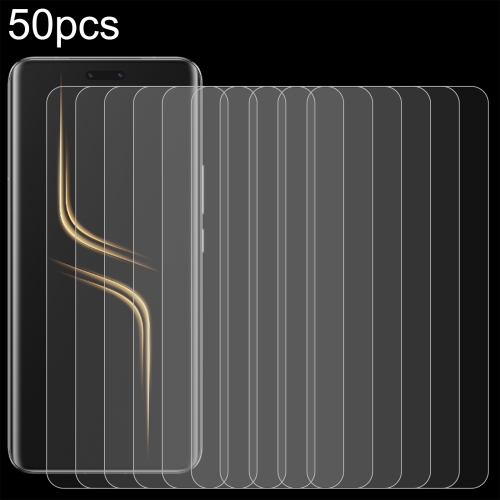 For Honor Magic6 RSR Porsche Design 50pcs 0.26mm 9H 2.5D Tempered Glass Film