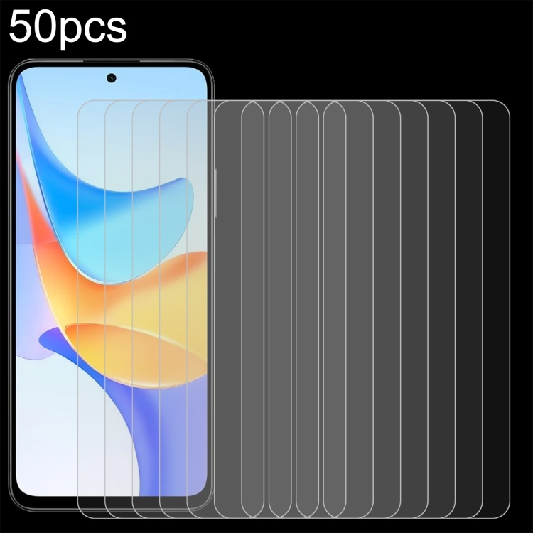 

For Honor Play 50 50pcs 0.26mm 9H 2.5D Tempered Glass Film