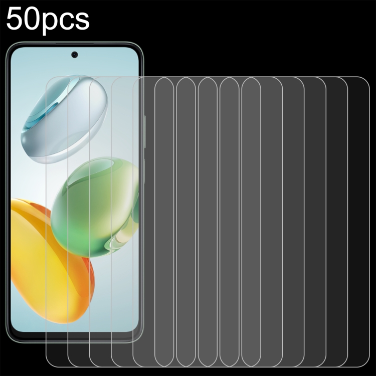 

For Honor Play 60 Plus 50pcs 0.26mm 9H 2.5D Tempered Glass Film