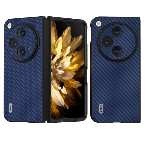 

For OPPO Find N3 / OnePlus Open ABEEL Carbon Fiber Texture Protective Phone Case(Dark Blue)