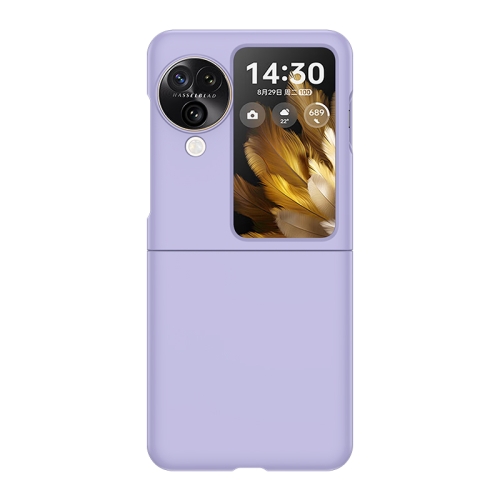 

For OPPO Find N3 Flip Skin Feel PC Phone Case(Sakura Purple)