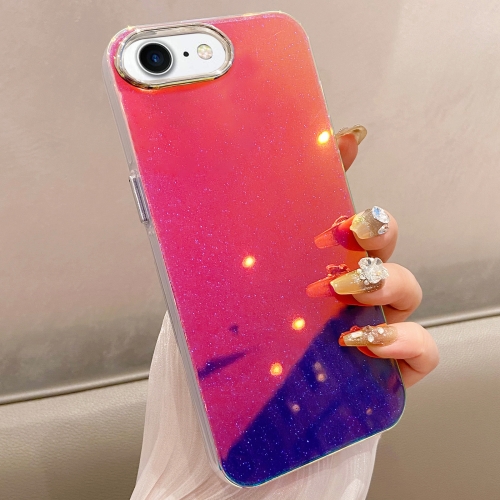 

For iPhone SE 2022 / 2020 / 8 / 7 Mirror Glitter IMD Phone Case(Purple)