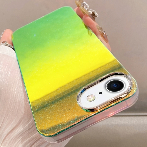 For iPhone SE 2022 / 2020 / 8 / 7 Mirror Glitter IMD Phone Case(Green) противоударная пластиковая накладка uag pathfinder для iphone se 2020 2022 камуфляж