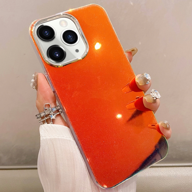 

For iPhone 11 Pro Max Mirror Glitter IMD Phone Case(Red)
