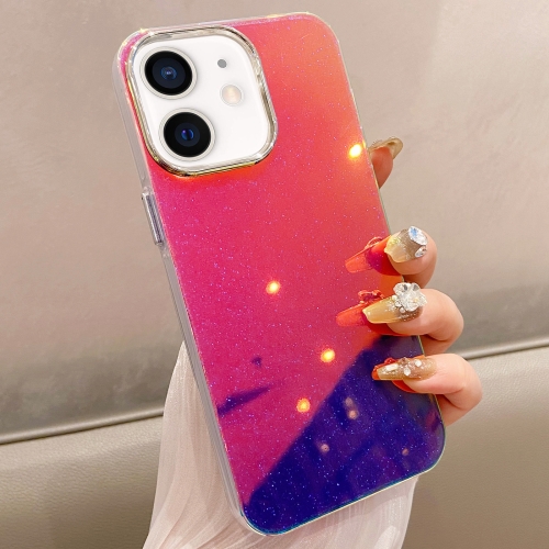 

For iPhone 11 Mirror Glitter IMD Phone Case(Purple)